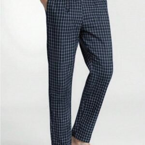 HP-08 Navy Grid Check Pajama