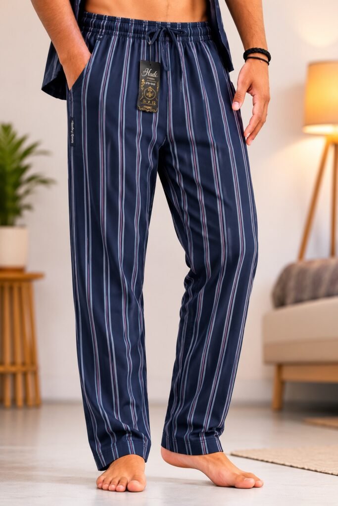 lifestyle navy pinstripe
