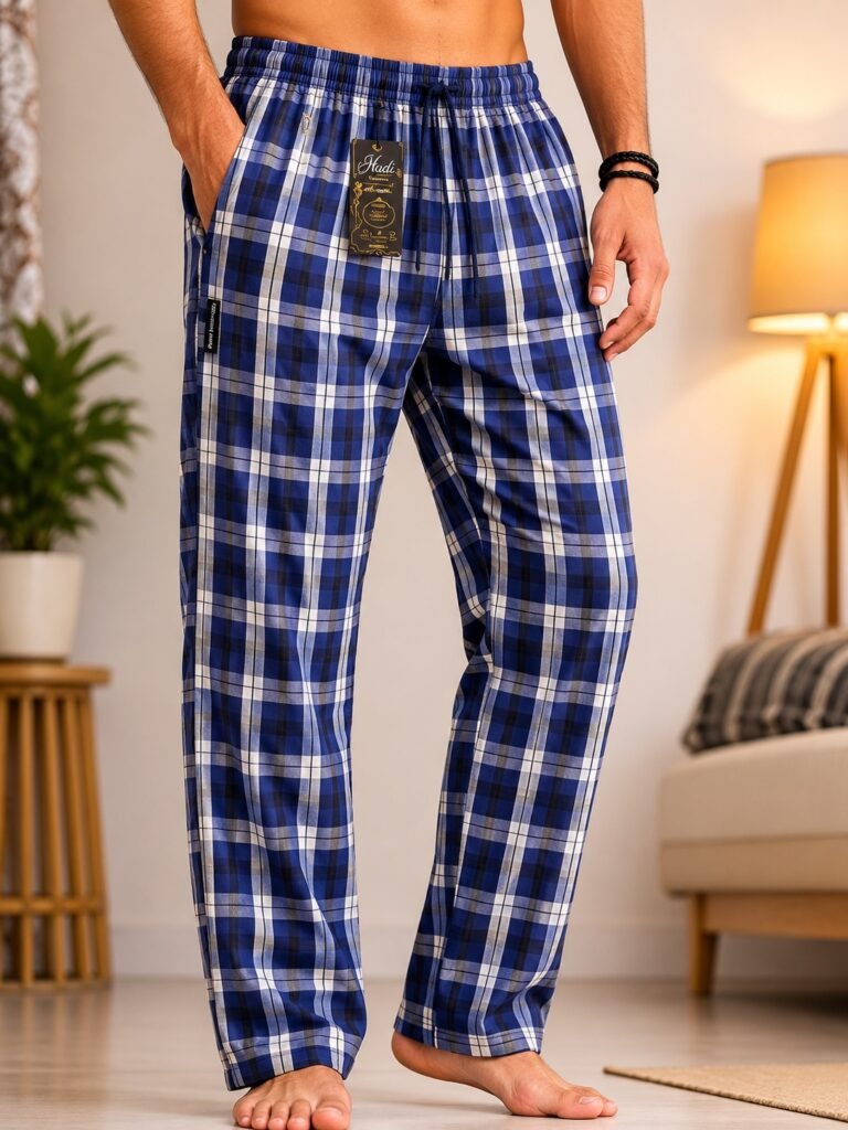 about-us lifestyle navy plaid